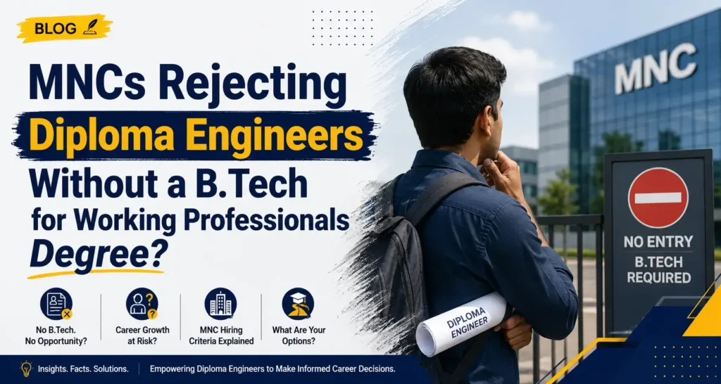 MNCs Rejecting Diploma Without a B.Tech Degree
